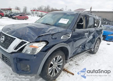 2017 Nissan Armada Sl from USA, damaged, VIN JN8AY2NC2H9505738